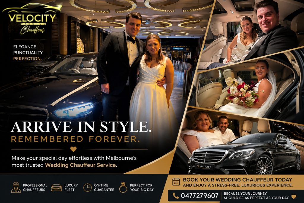 The Quiet Luxury of Wedding Chauffeur Service in Melbourne: Why the Journey Matters More Than Ever